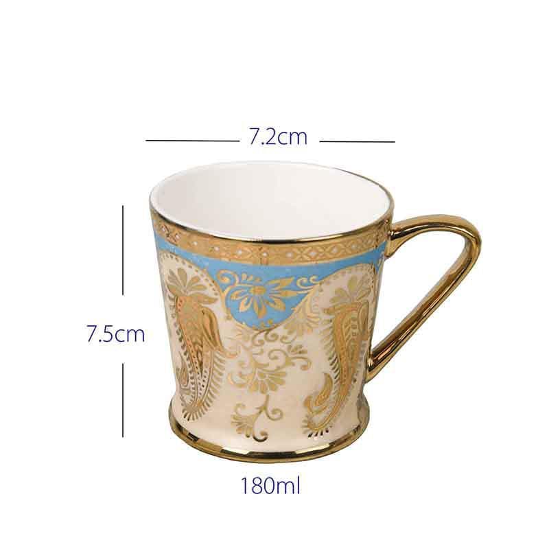 Buy Royal Crusade Cups (180 ML) - Set of Six Tea Cup from Vaaree