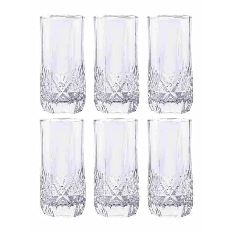 Tea Cup - Rubix Glass Tumbler - Set of Six