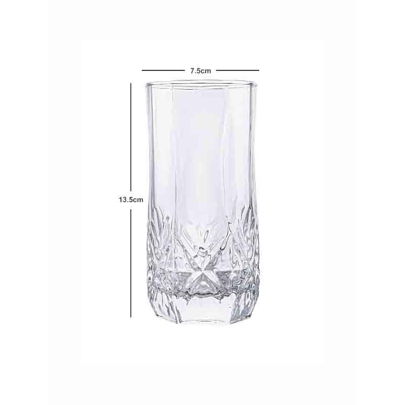 Buy Rubix Glass Tumbler - Set of Six Tumbler from Vaaree