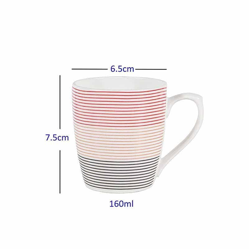 Buy Shimmy Coffee Mugs (180 ML) - Set of Six Tea Cup from Vaaree