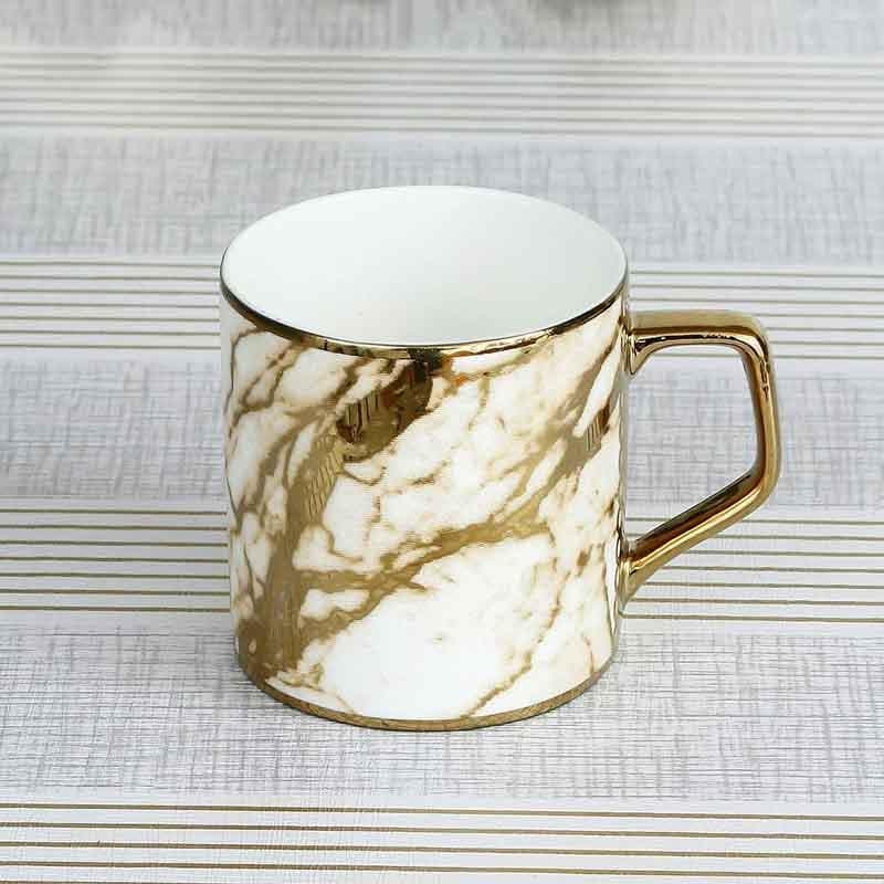 Tea Cup - Tis Marble Mugs (160 ML) - Set of SIx