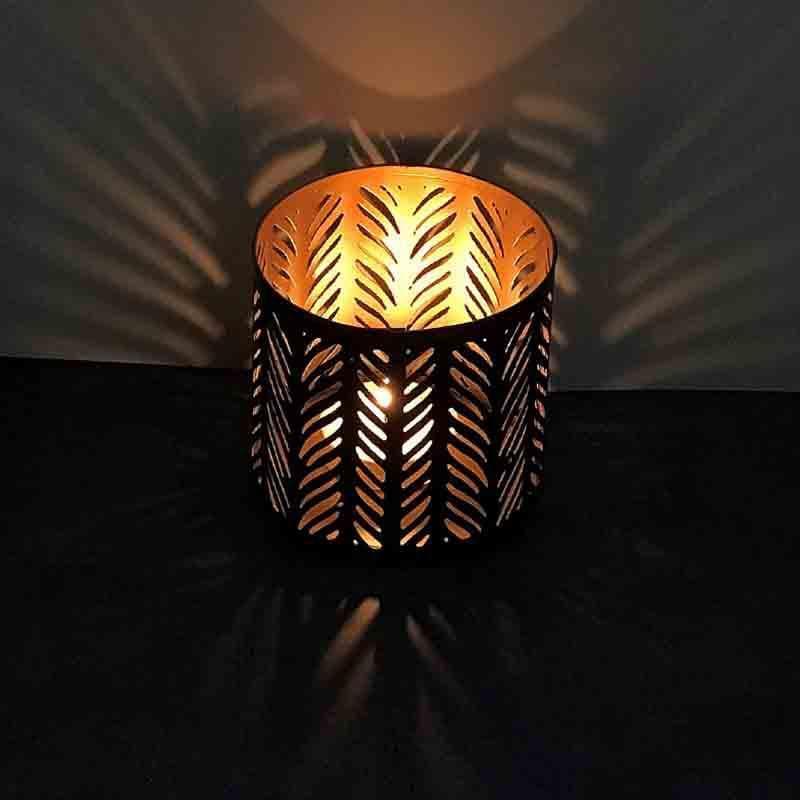 Tea Light Candle Holders - Black Mesh Tea Light Holder