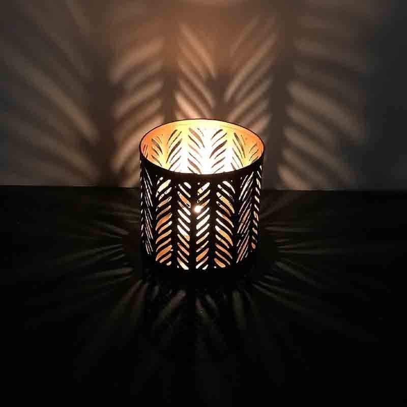 Tea Light Candle Holders - Black Mesh Tea Light Holder