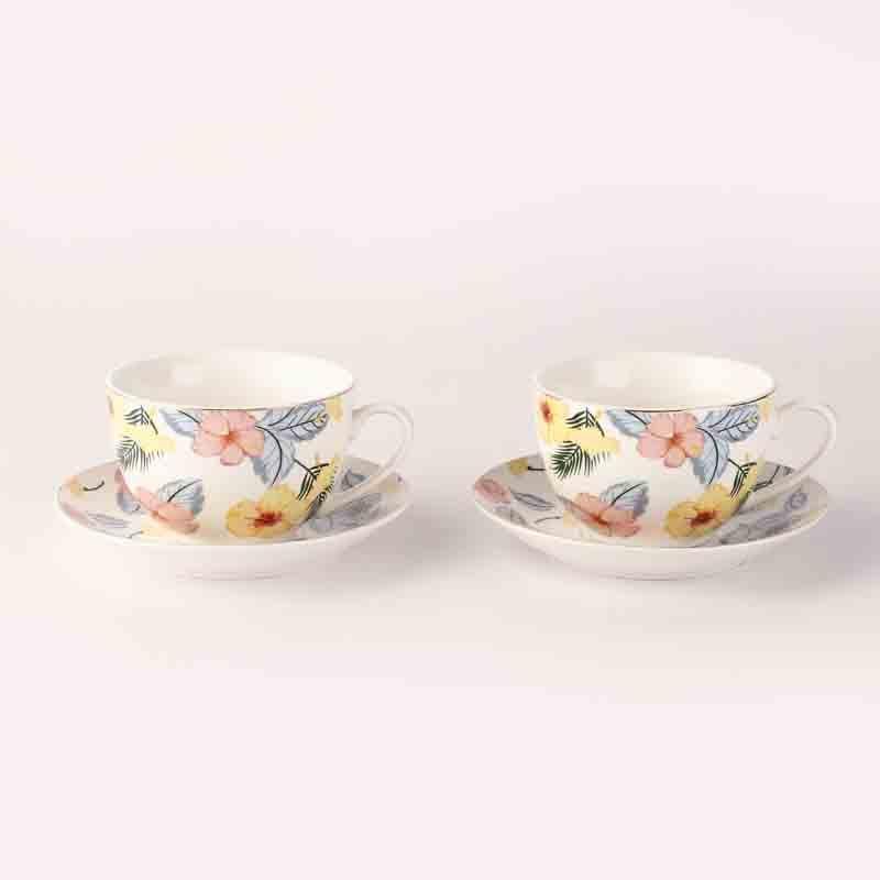 Buy Meadows Cup & Saucer - Set Of Two Tea Set & Tea Pots from Vaaree