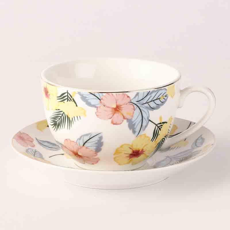 Buy Meadows Cup & Saucer - Set Of Two Tea Set & Tea Pots from Vaaree