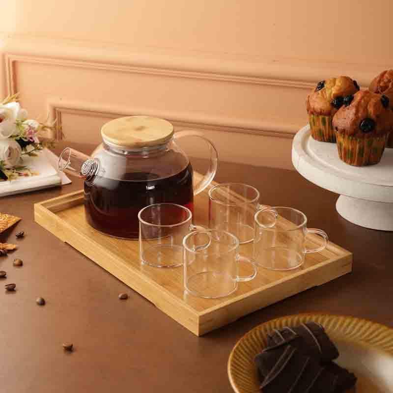 Tea Sets & Tea Pots - Oak Chai Set