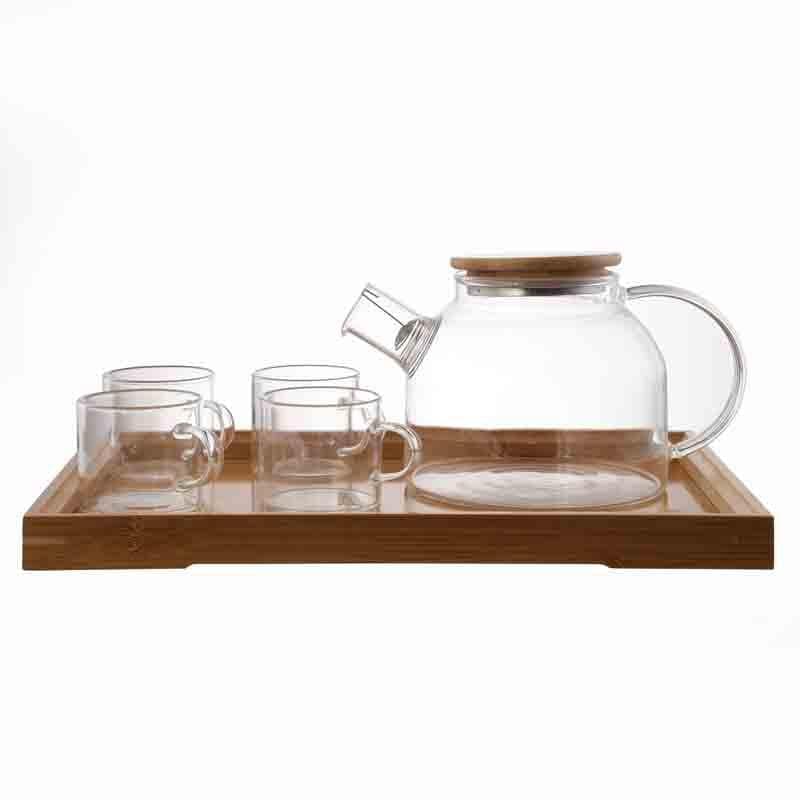 Tea Sets & Tea Pots - Oak Chai Set