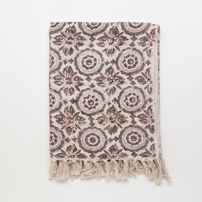 Buy Aspiring Chakras Handblock Printed Throw Throws from Vaaree