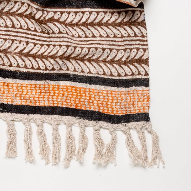 Buy Striped Out Handblock Printed Throw Throws from Vaaree