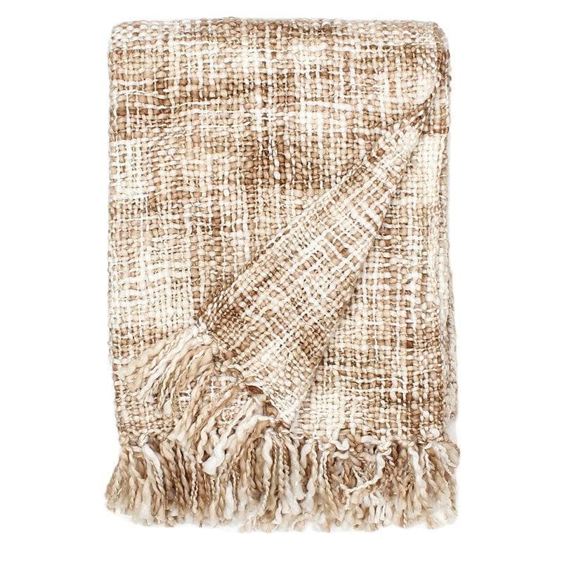 Buy Chinkara Throw - Beige Throws from Vaaree