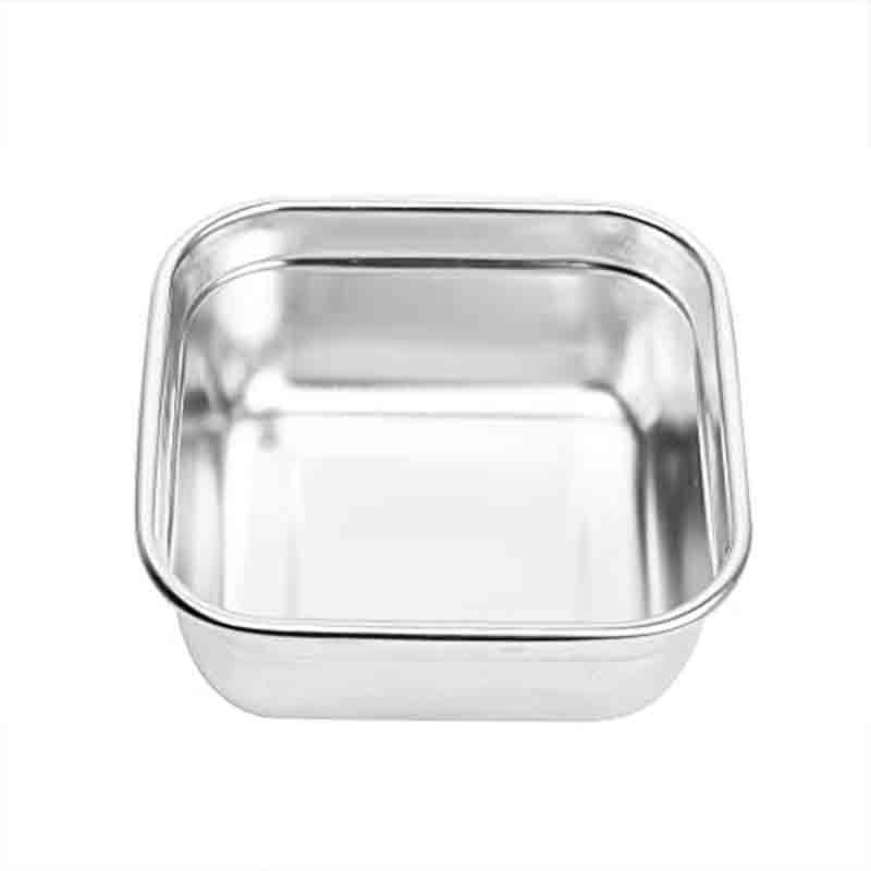 Buy Lavish Steel Square Container - Set Of Three Tiffin Box & Storage Box from Vaaree