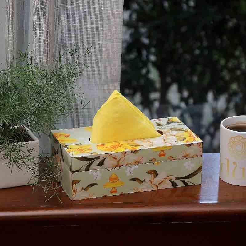 Buy Daffofils Tissue Box Tissue Holder from Vaaree