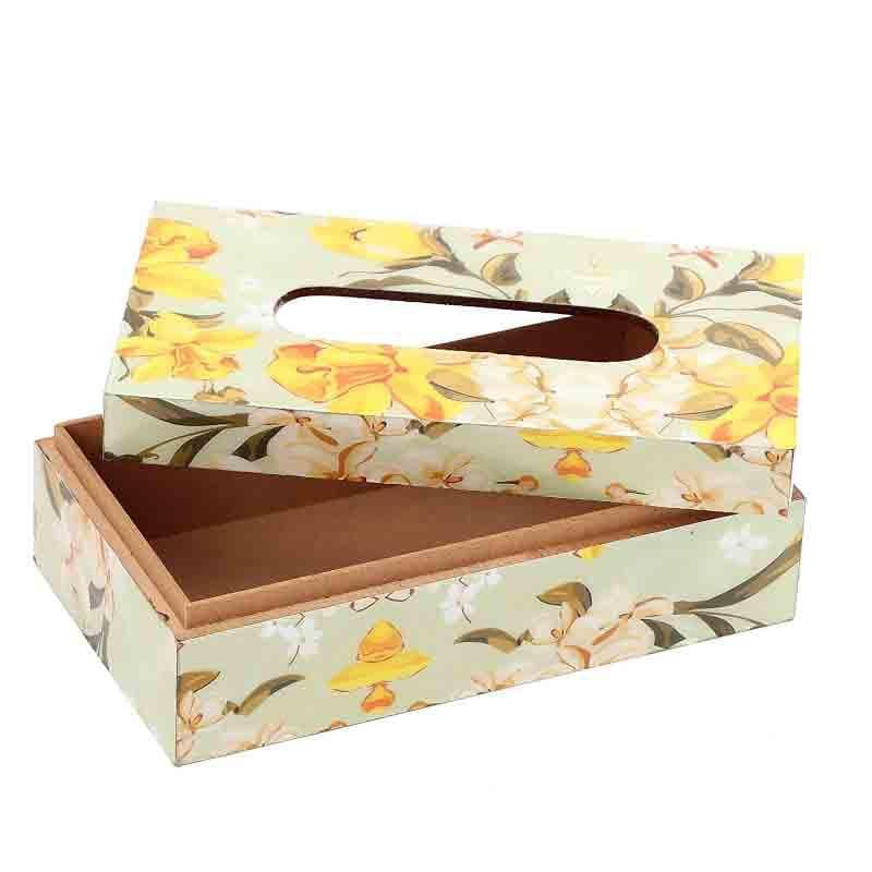 Buy Daffofils Tissue Box Tissue Holder from Vaaree