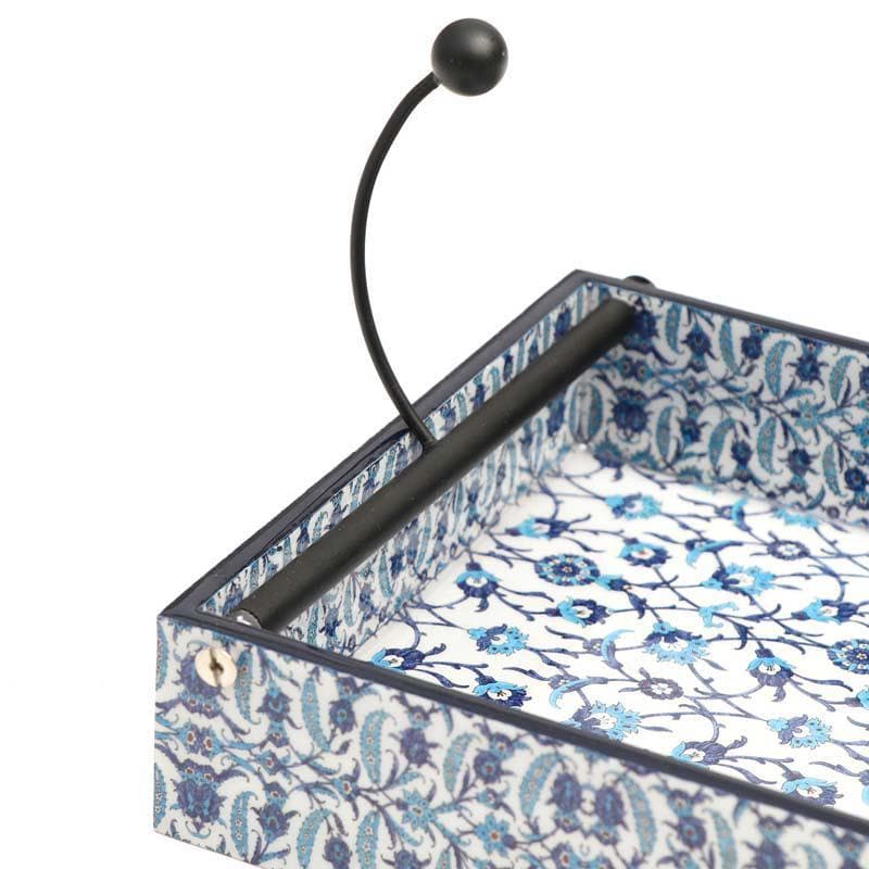 Buy Indigo Florets Tissue Holder Tissue Holder from Vaaree