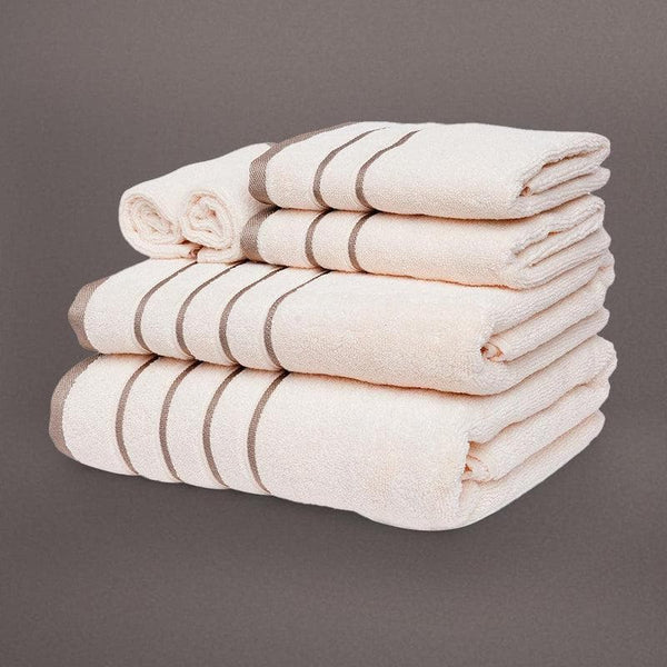 Buy Ivory Oh-so-soft Towel (Six Piece Set) Towel Sets from Vaaree