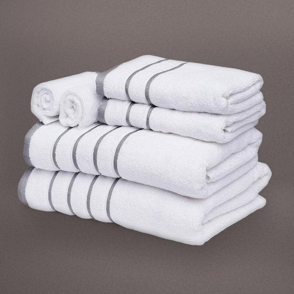 Towel Sets - White Oh-so-soft Towel (Six Piece Set)