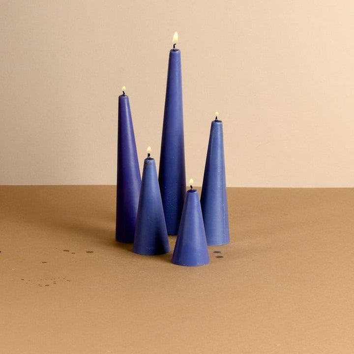 Buy Valleys Of Fragrance Pillar Candles - Blue at Vaaree online | Beautiful Candles to choose from