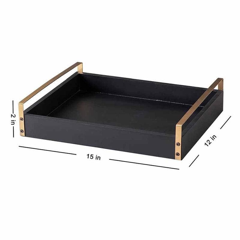 Buy Black Sugar Serving Tray Serving Tray from Vaaree