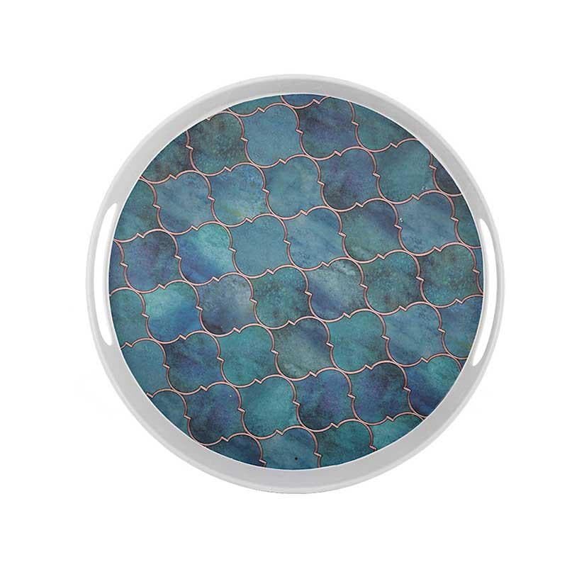 Serving Tray - Morocconian Blue Serving Tray