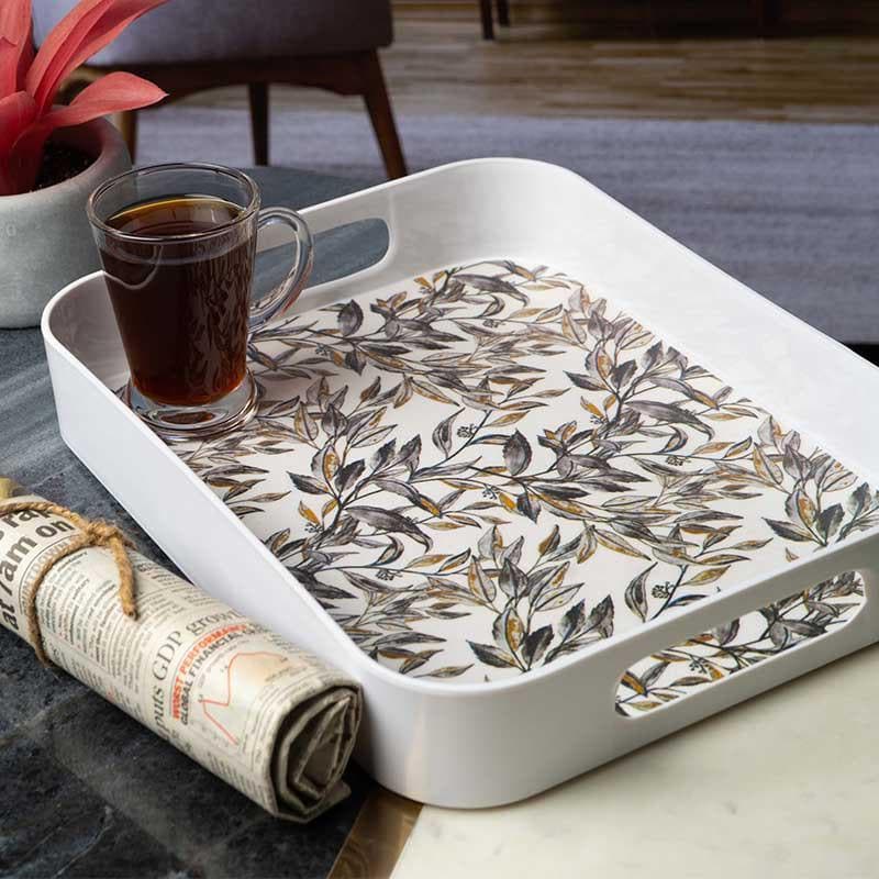 Buy What's the Leaf Serving Tray Serving Tray from Vaaree