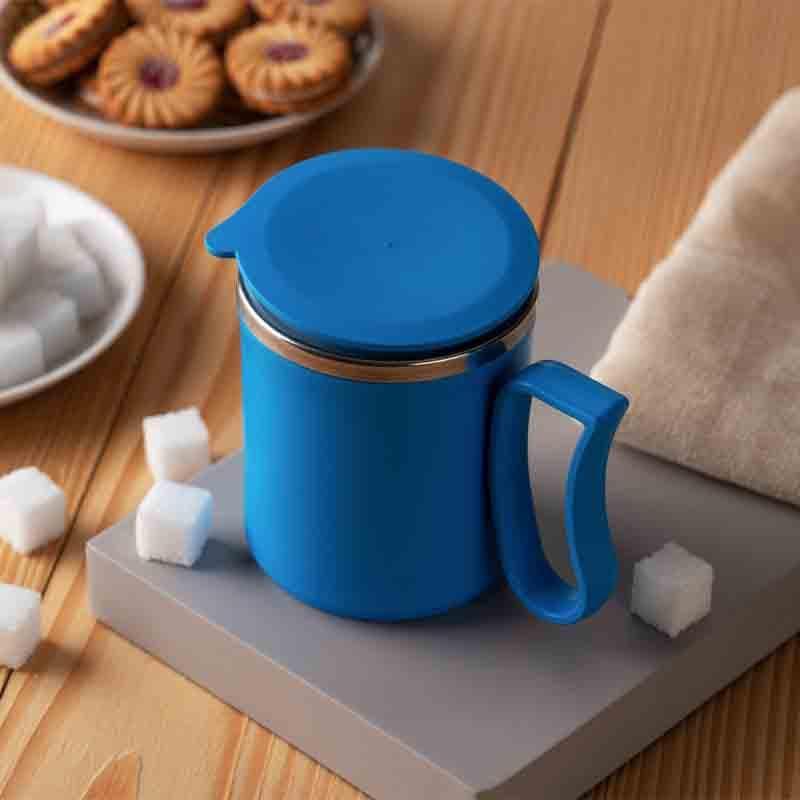 Buy Brewstar Insulated Spillproof Mug - Blue Tumbler from Vaaree