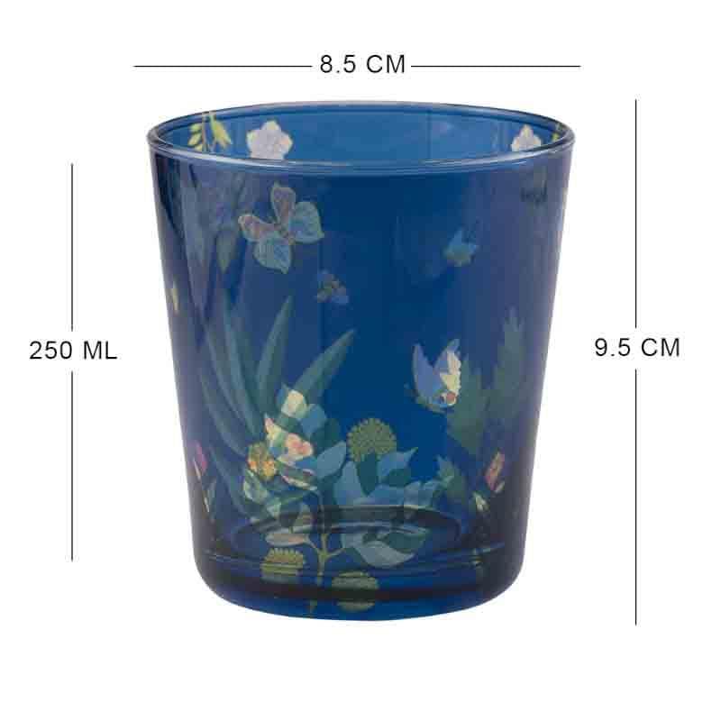 Buy Vibrant Bliss Glass Tumbler - Set Of Four Tumbler from Vaaree