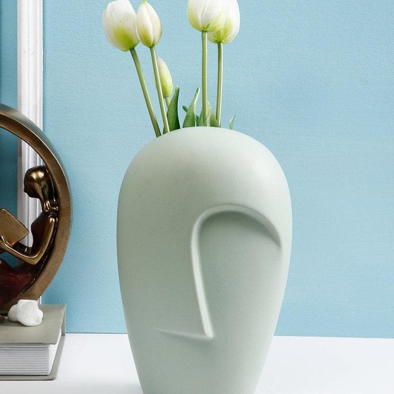 Buy Vase - Abstract Face Vase at Vaaree online