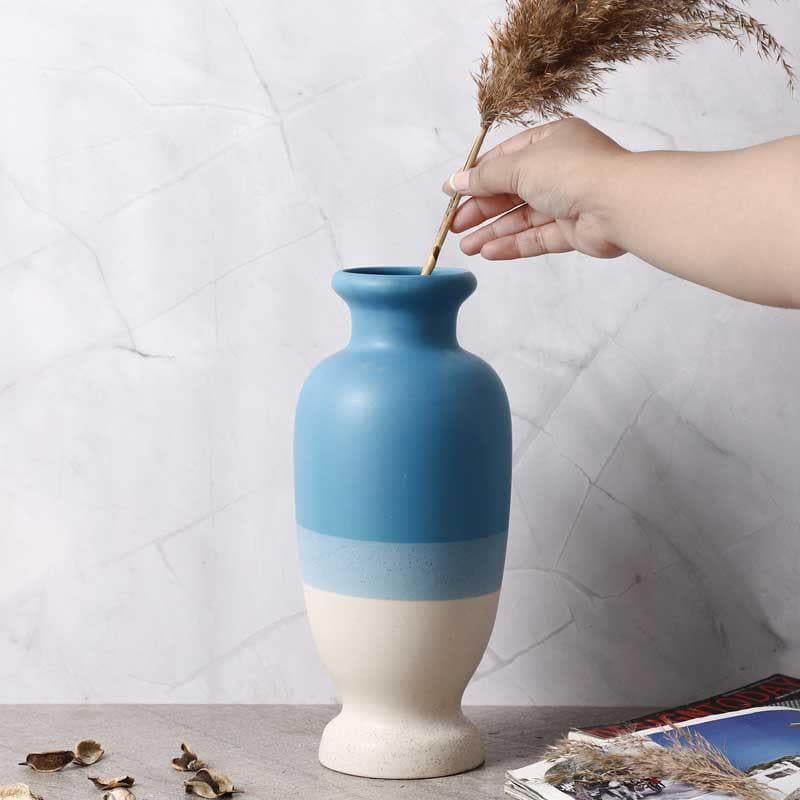 Buy Azurite Ceramic Vase Vase from Vaaree