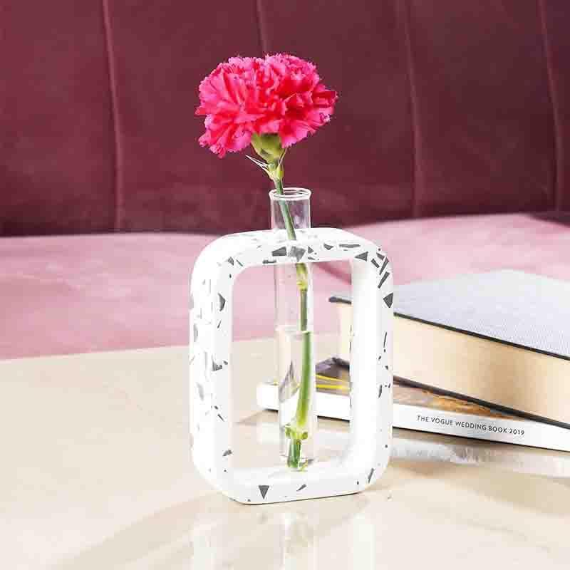 Buy Boho Planter- White Vase from Vaaree