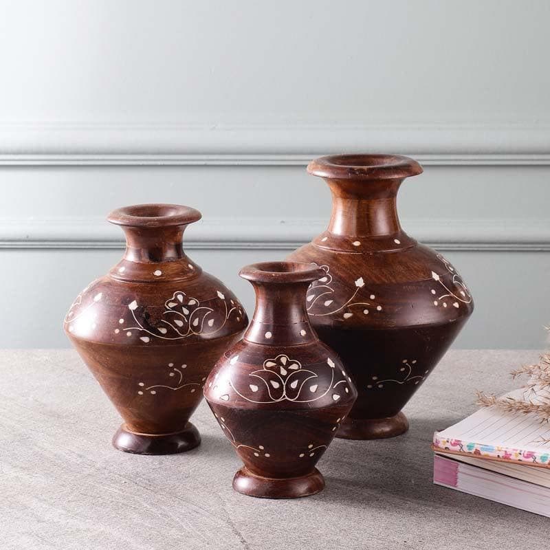 Buy Briller Vase - Set Of 3 Vase from Vaaree