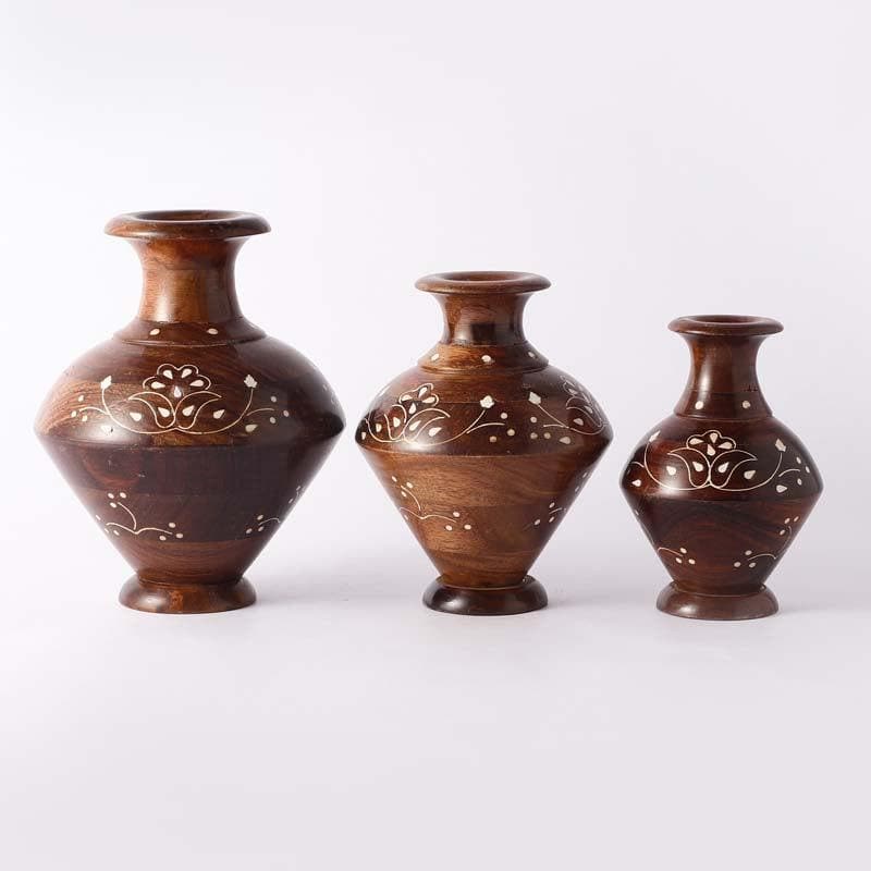 Buy Briller Vase - Set Of 3 Vase from Vaaree