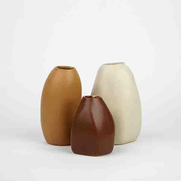 Buy Brown Family Vase - Set Of Three Vase from Vaaree