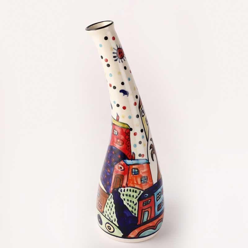 Buy Down the Alleys Handpainted Vase Vase from Vaaree