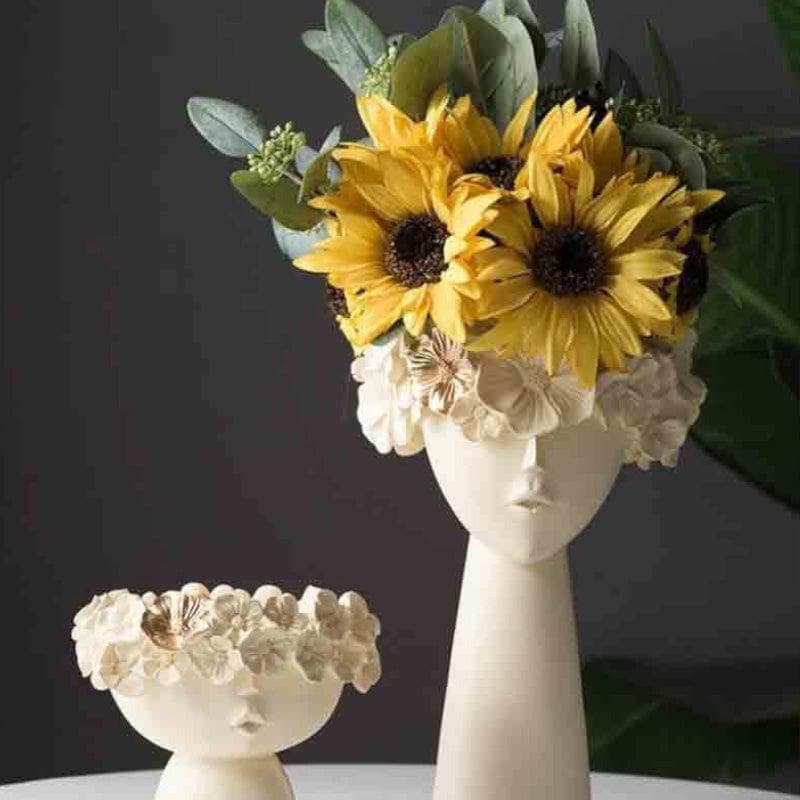 Buy Feminine Face Planter Vase from Vaaree