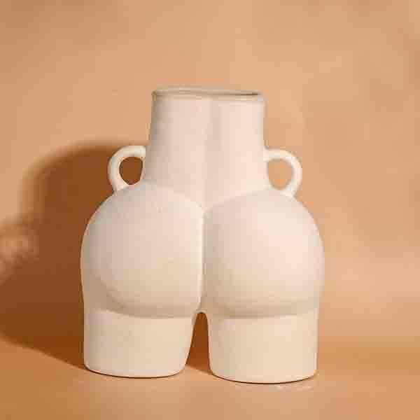 Vase - Greek Goddess Vase - White