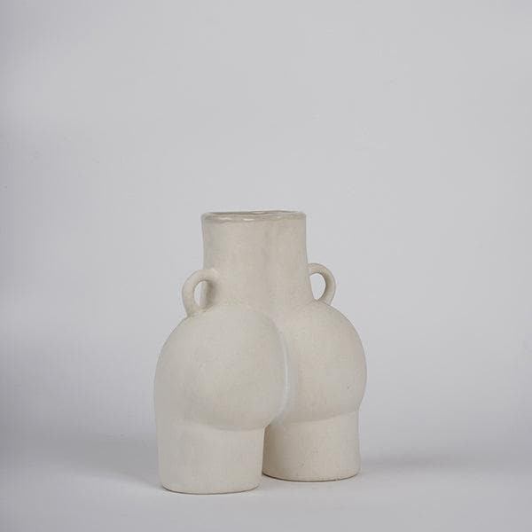 Vase - Greek Goddess Vase - White