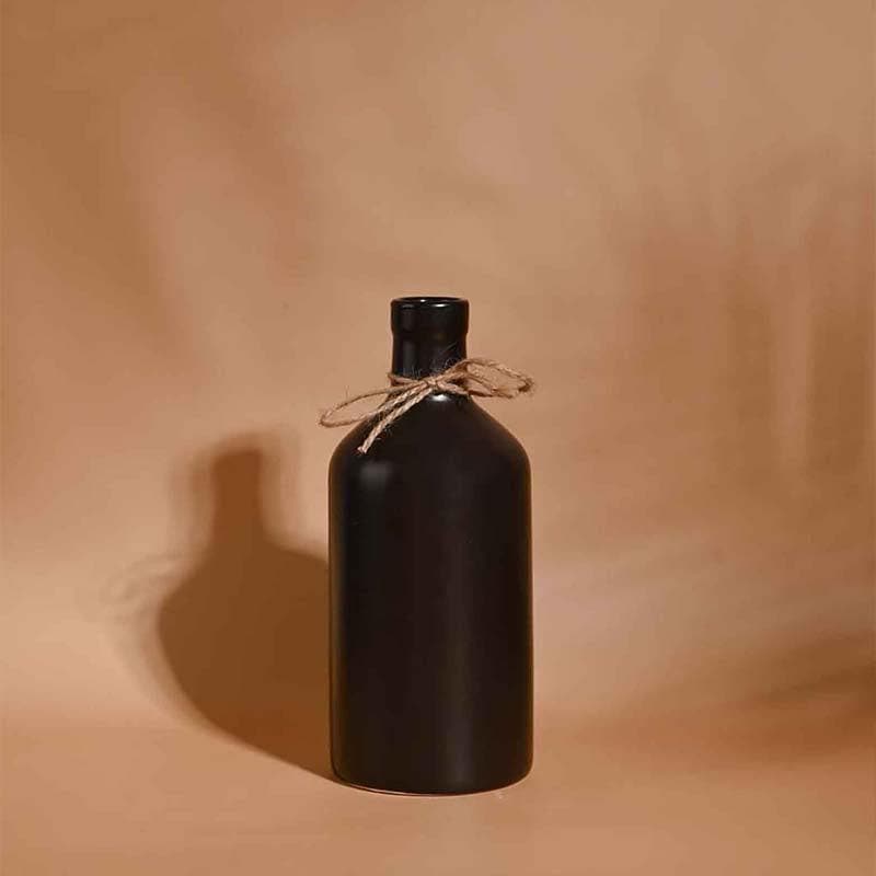 Buy Japanese Bottle Vase - Black Vase from Vaaree