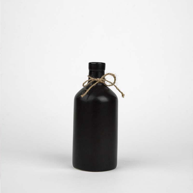 Buy Japanese Bottle Vase - Black Vase from Vaaree