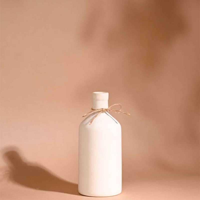 Buy Japanese Bottle Vase - White Vase from Vaaree