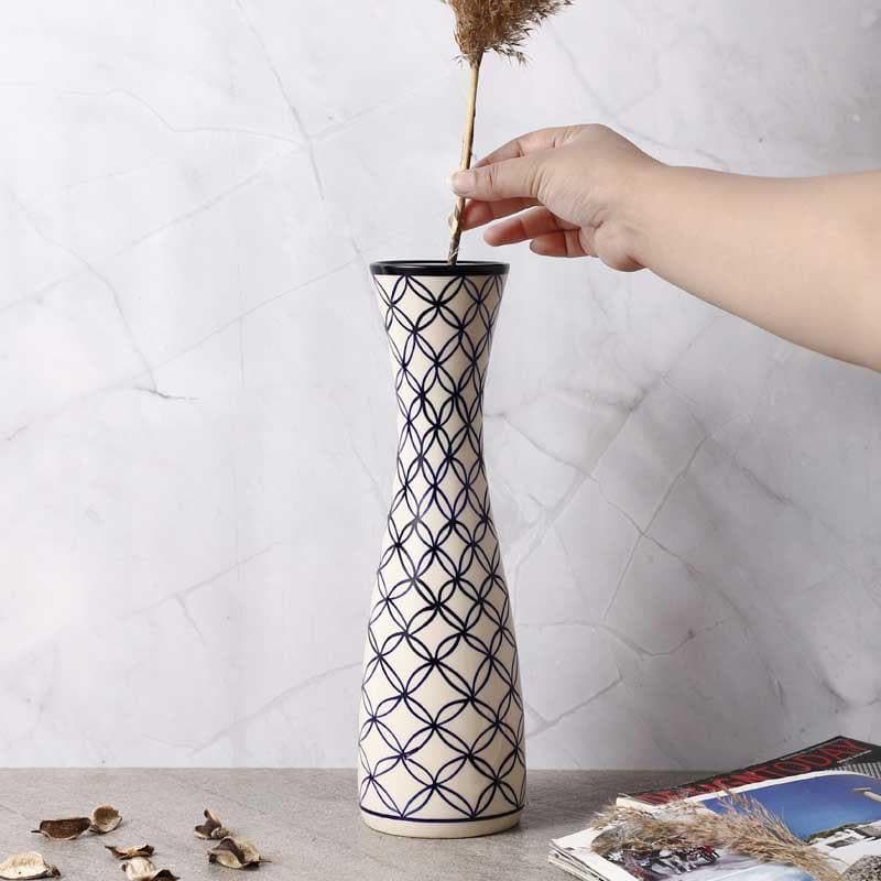 Buy Monesa Handpainted Vase Vase from Vaaree