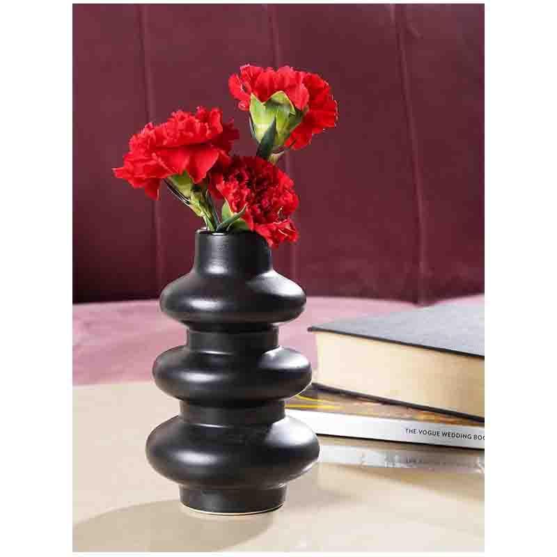 Buy Oh So Bubbly Vase - Black Vase from Vaaree