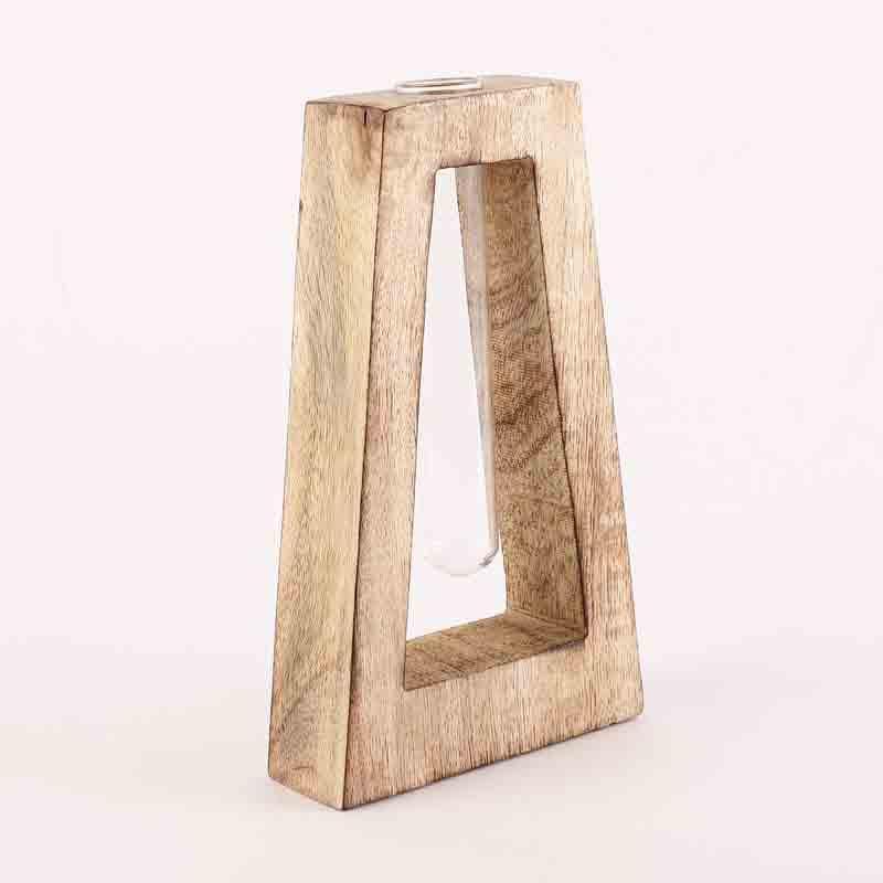 Buy Rhombus Testube Planter - Brown Vase from Vaaree