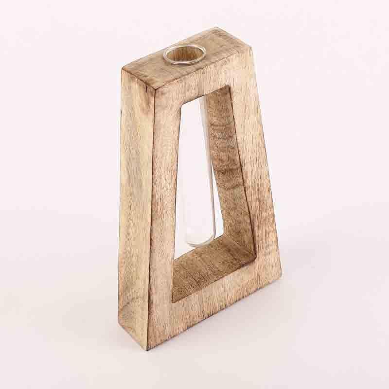 Buy Rhombus Testube Planter - Brown Vase from Vaaree