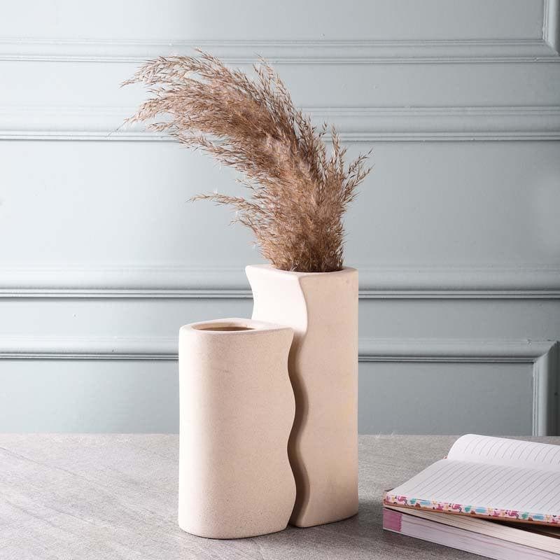 Buy Vase - Unidentical Twins Vase - Set Of Two at Vaaree online