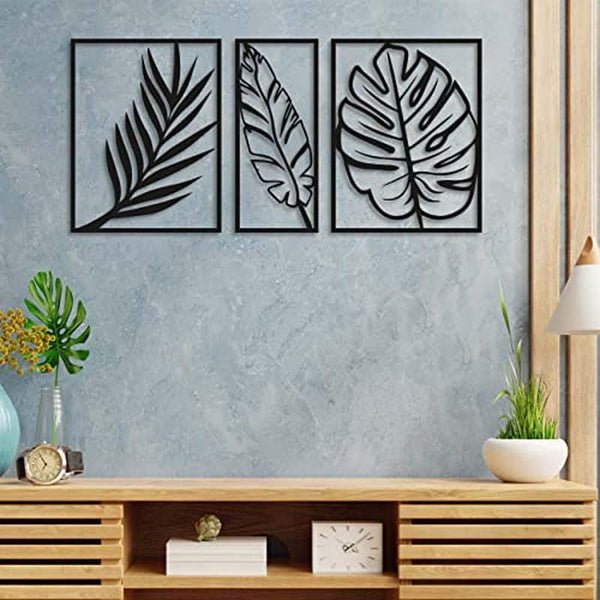 Wall Accents - All Leaves Around Wall Art - Set Of Three