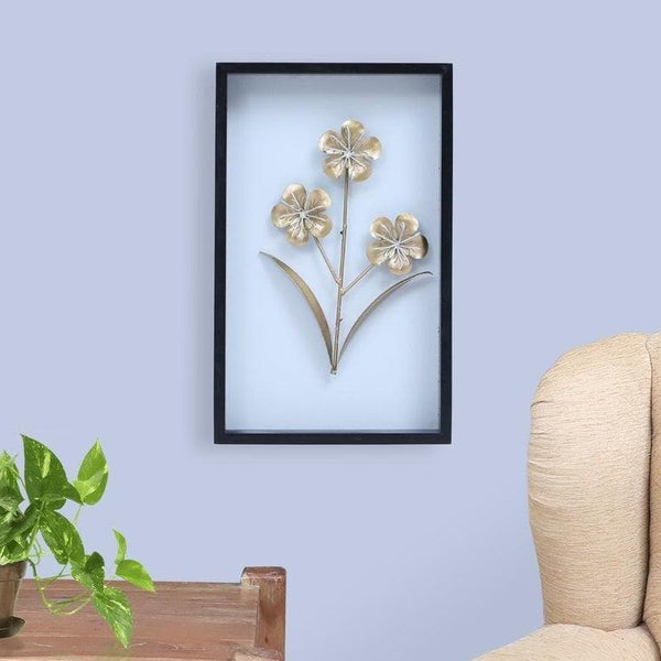 Wall Accents - Framed Flowers Wall Decor