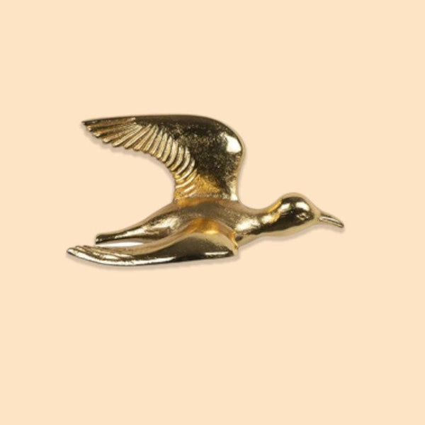Wall Accents - Gold Birdie In Sky Wall Decor