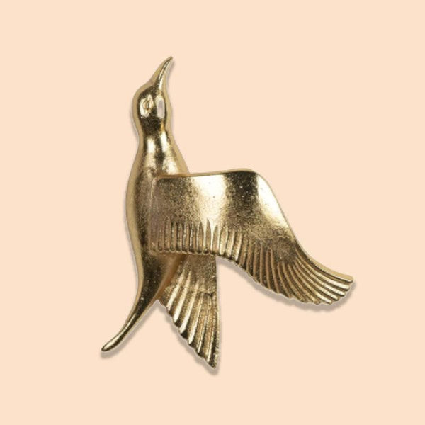 Wall Accents - Gold Birdie Wall Decor
