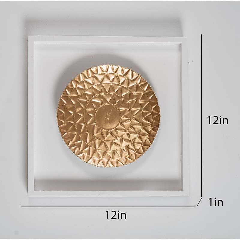 Wall Accents - Golden Circle Wall Frame Décor