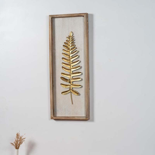 Wall Accents - Linear Leaves Wall Décor